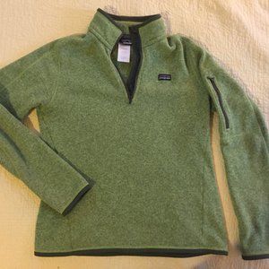 Women's Better Sweater 1/4-Zip Fleece Green